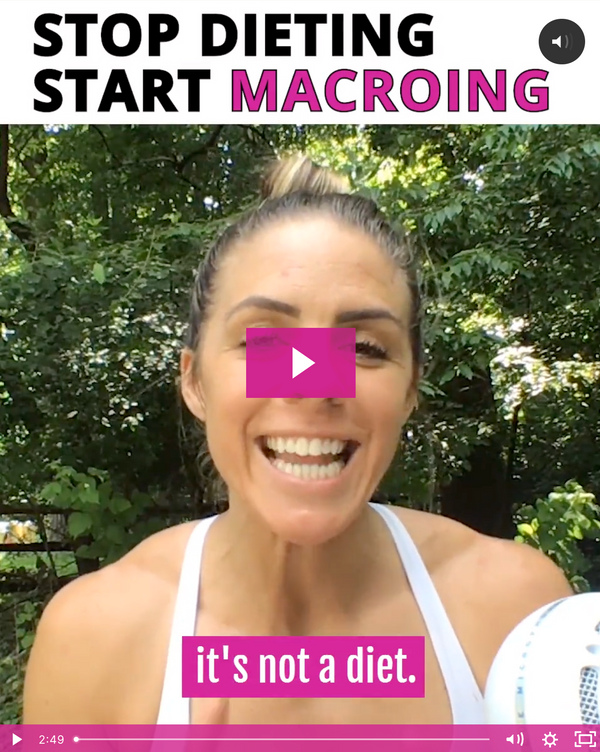 Stop Dieting Start Macroing - WarriorBabe
