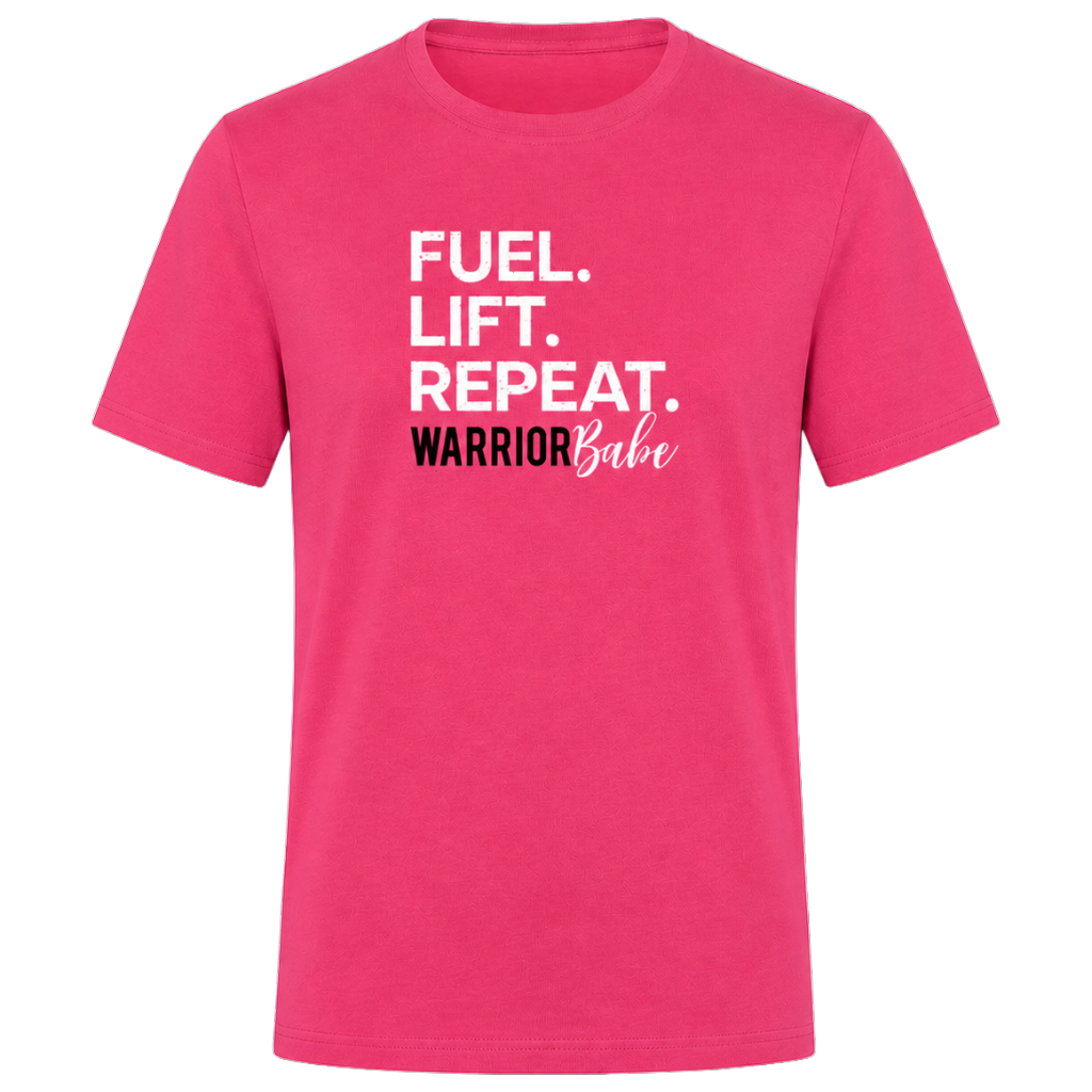 WarriorBabe Fuel Lift Repeat T-Shirt (Unisex)