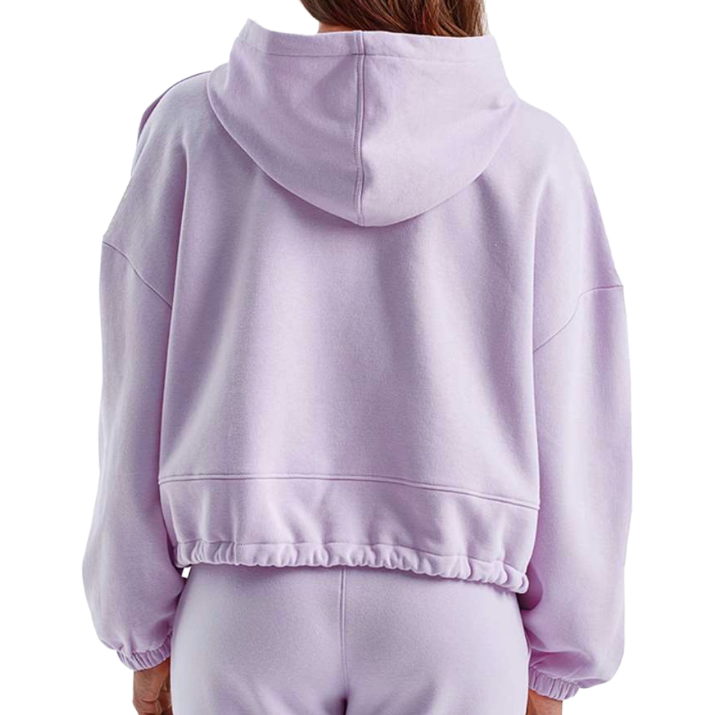 WarriorBabe Cropped Lilac Hoodie