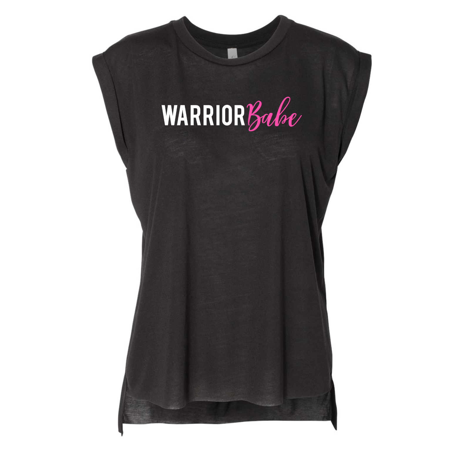 WarriorBabe Flowy Rolled Cuff Muscle T-Shirt