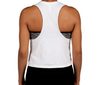 WarriorBabe Cropped White Tank