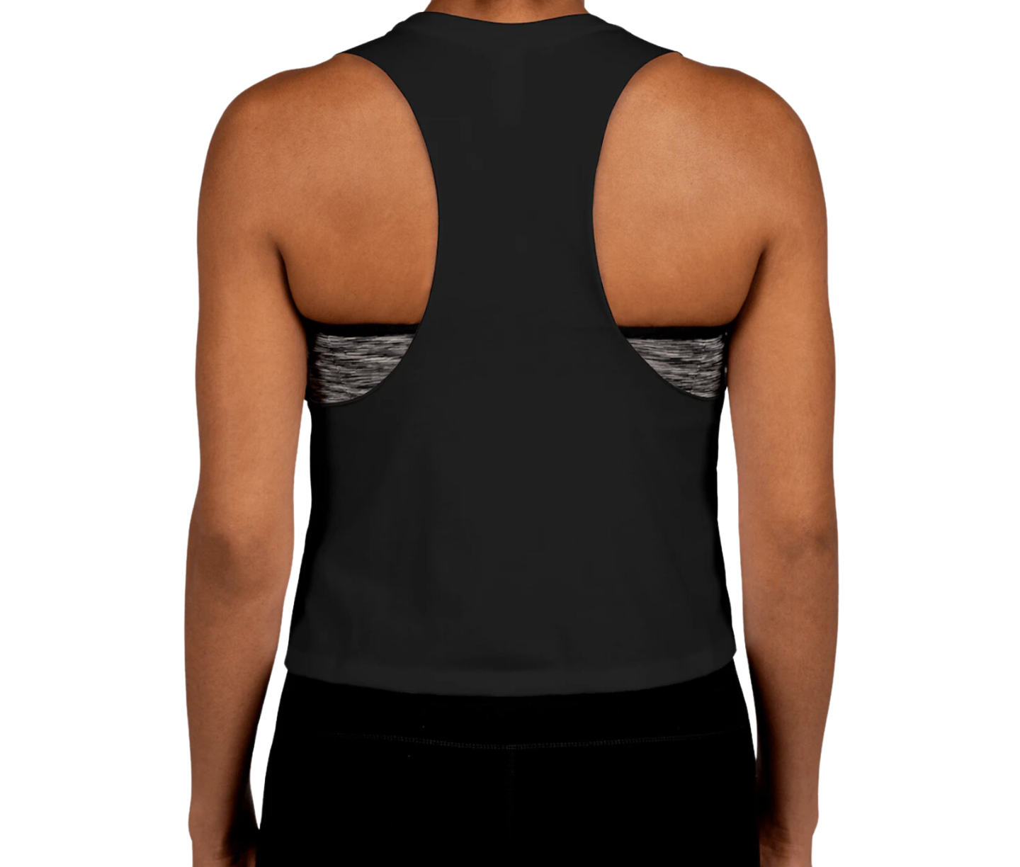 WarriorBabe Cropped Black Tank